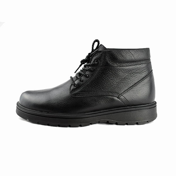 Botte Bottine pour homme BH124 noir  ..........  bottine en cuir homme Maroc